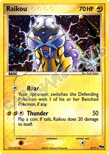 03/17 Raikou rara foil (EN) -NEAR MINT-