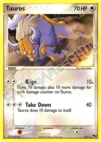05/17 Tauros rara (EN) -NEAR MINT-