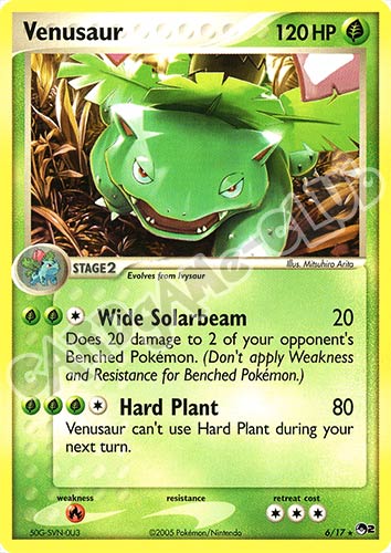 06/17 Venusaur rara (EN) -NEAR MINT-