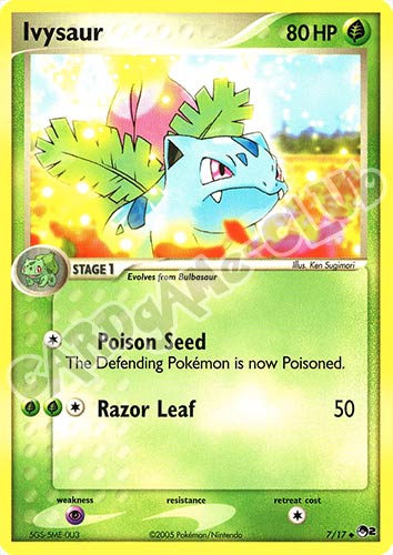 07/17 Ivysaur non comune (EN) -NEAR MINT-