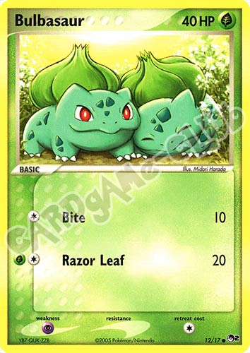 12 / 17 Bulbasaur comune (EN) -NEAR MINT-