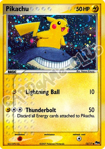 12 / 17 Pikachu rara foil (EN) -NEAR MINT-