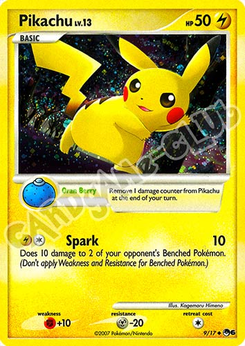 09/17 Pikachu rara foil (EN) -NEAR MINT-