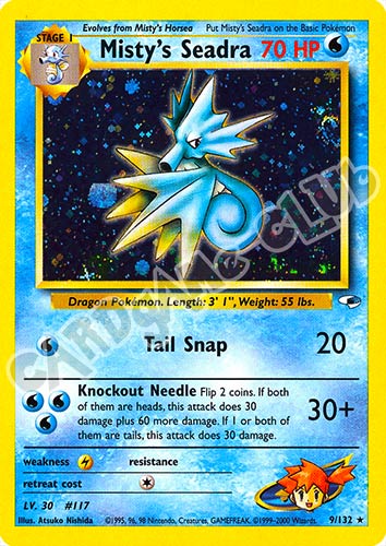 009/132 Misty's Seadra promo foil (EN) -NEAR MINT-