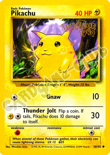 058/102 Pikachu promo (EN) -NEAR MINT-