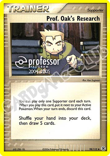 098/112 Prof. Oak's Research promo (EN)