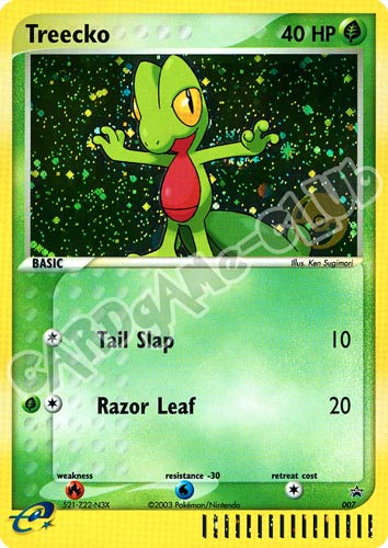 007 Treecko promo foil (EN)