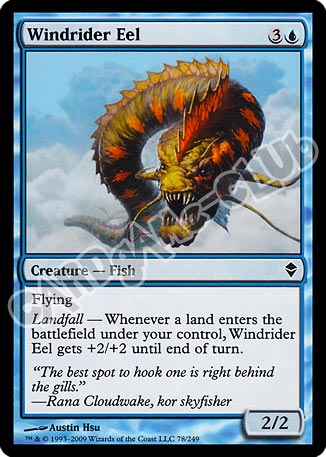 078 / 249 Windrider Eel comune (EN) -NEAR MINT-