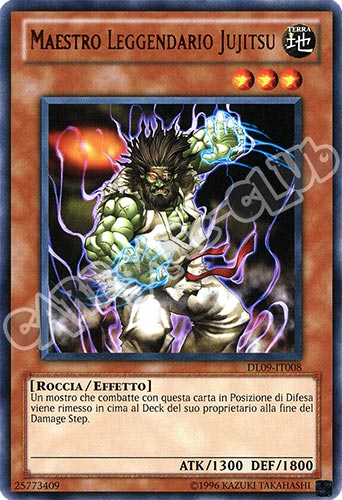 Duelist League 9 DL09-IT008 Maestro Leggendario Jujitsu rara scritta argento Unlimited (IT) -NEAR MINT-