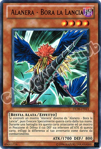 Duelist League 9 DL09-IT011 Alanera - Bora la Lancia rara scritta verde Unlimited (IT) -NEAR MINT-