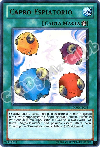 Duelist League 9 DL09-IT015 Capro Espiatorio rara scritta argento Unlimited (IT) -NEAR MINT-