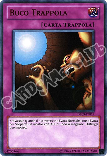 Duelist League 9 DL09-IT017 Buco Trappola rara scritta mattone Unlimited (IT) -NEAR MINT-