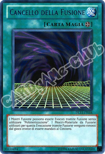 Duelist League 11 DL11-IT016 Cancello della Fusione rara scritta blu Unlimited (IT) -NEAR MINT-