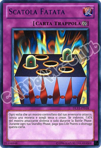 Duelist League 11 DL11-IT018 Scatola Fatata rara scritta porpora Unlimited (IT) -NEAR MINT-