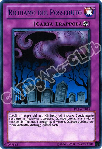 Duelist League 12 DL12-IT018 Richiamo del Posseduto rara scritta porpora Unlimited (IT) -NEAR MINT-