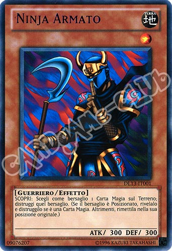 Duelist League 13 DL13-IT001 Ninja Armato rara scritta verde Unlimited (IT) -NEAR MINT-