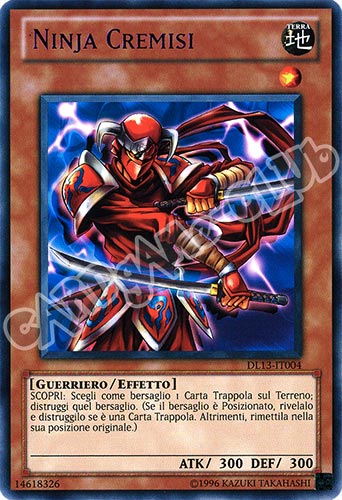 Duelist League 13 DL13-IT004 Ninja Cremisi rara scritta porpora Unlimited (IT) -NEAR MINT-