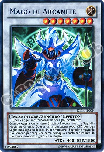 Duelist League 14 DL14-IT009 Mago di Arcanite rara scritta porpora Unlimited (IT) -NEAR MINT-