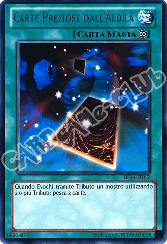 Duelist League 14 DL14-IT012 Carte Preziose dall'Aldila' rara scritta blu Unlimited (IT) -NEAR MINT-