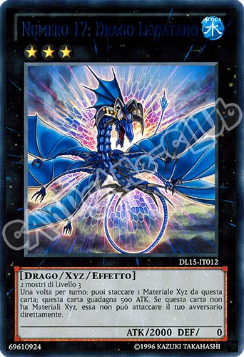 Duelist League 15 DL15-IT012 Numero 17: Drago Leviatano rara scritta rossa Unlimited (IT) -NEAR MINT-