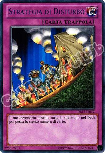 Duelist League 15 DL15-IT019 Strategia di Disturbo rara scritta porpora Unlimited (IT) -NEAR MINT-