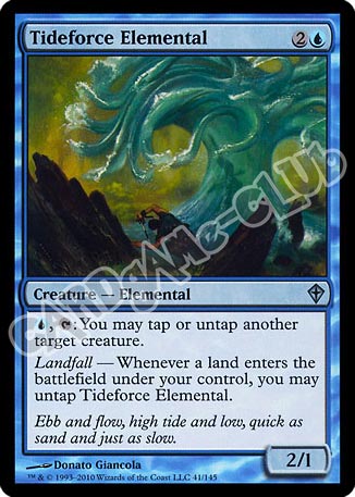 041 / 145 Tideforce Elemental non comune (EN) -NEAR MINT-