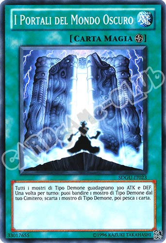 SDGU-IT023 I Portali del Mondo Oscuro comune unlimited (IT) -NEAR MINT-