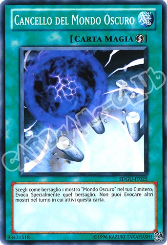 SDGU-IT025 Cancello del Mondo Oscuro comune unlimited (IT) -NEAR MINT-