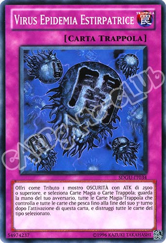 SDGU-IT034 Virus Epidemia Estirpatrice comune unlimited (IT) -NEAR MINT-