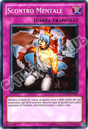 SDGU-IT035 Scontro Mentale comune unlimited (IT) -NEAR MINT-