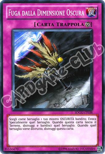 SDGU-IT038 Fuga dalla Dimensione Oscura comune unlimited (IT) -NEAR MINT-