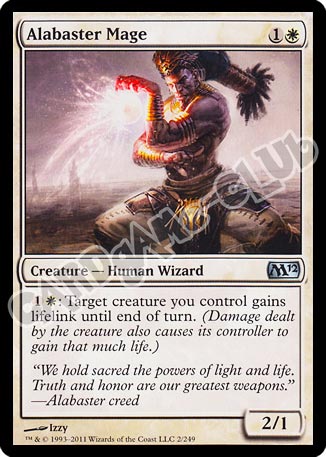 002 / 249 Alabaster Mage non comune (EN) -NEAR MINT-