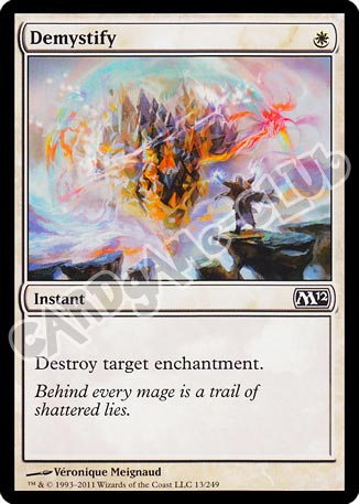 013 / 249 Demystify comune (EN) -NEAR MINT-