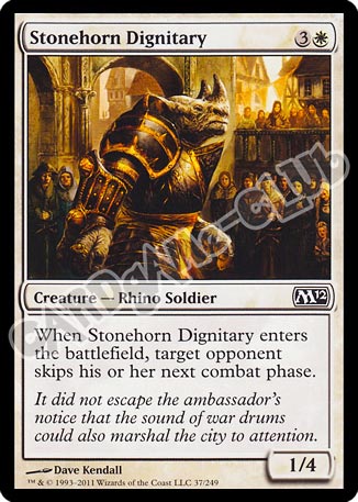 037 / 249 Stonehorn Dignitary comune (EN) -NEAR MINT-