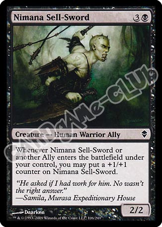 106 / 249 Nimana Sell-Sword comune (EN) -NEAR MINT-