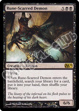 106 / 249 Rune-Scarred Demon rara (EN) -NEAR MINT-