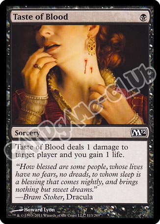 113 / 249 Taste of Blood comune (EN) -NEAR MINT-