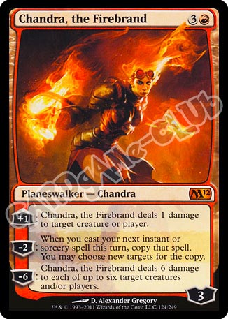 124 / 249 Chandra, the Firebrand rara mitica (EN) -NEAR MINT-