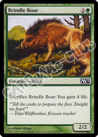 167 / 249 Brindle Boar comune (EN) -NEAR MINT-