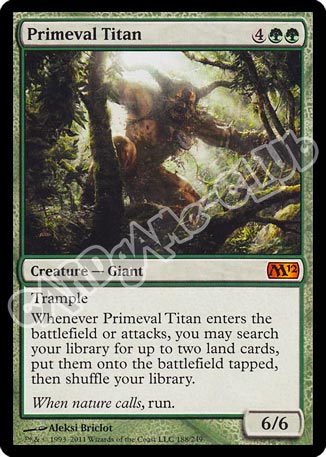 188 / 249 Primeval Titan rara mitica (EN) -NEAR MINT-