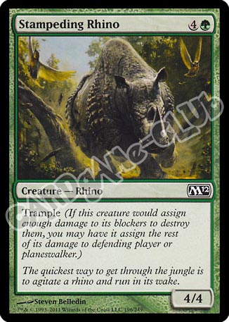 196 / 249 Stampeding Rhino comune (EN) -NEAR MINT-