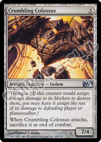 204 / 249 Crumbling Colossus non comune (EN) -NEAR MINT-