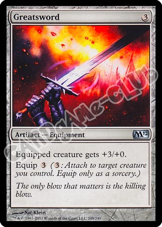 209 / 249 Greatsword non comune (EN) -NEAR MINT-