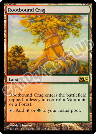 228 / 249 Rootbound Crag rara (EN) -NEAR MINT-