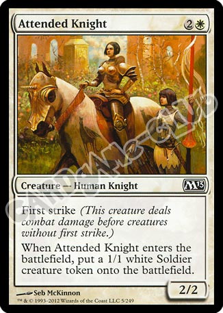 005 / 249 Attended Knight comune (EN) -NEAR MINT-