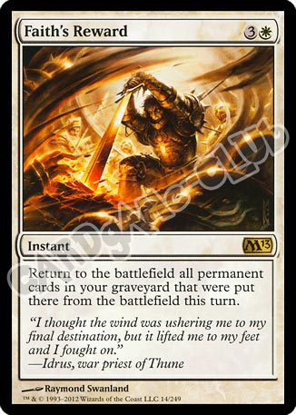 014 / 249 Faith's Reward rara (EN) -NEAR MINT-