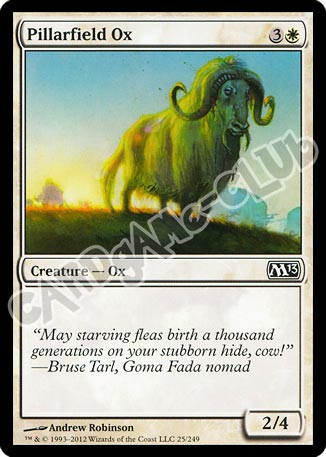 025 / 249 Pillarfield Ox comune (EN) -NEAR MINT-