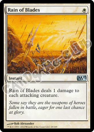 028 / 249 Rain of Blades non comune (EN) -NEAR MINT-
