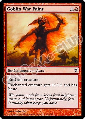 129 / 249 Goblin War Paint comune (EN) -NEAR MINT-