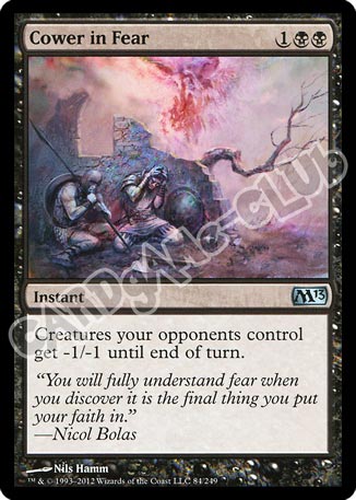 084 / 249 Cower in Fear non comune (EN) -NEAR MINT-